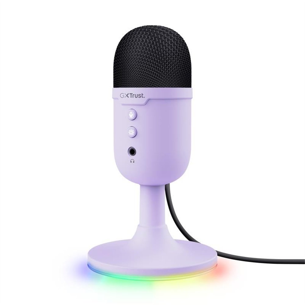 Microfono Trust Gaming Gxt 234p Yunix Usb Purple