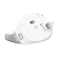 Raton Trust Bayo Ii Ergonomico Eco 2400 Dpi Wireless Recargable White
