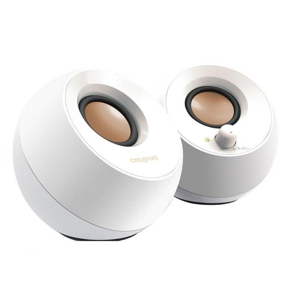 Altavoces Creative Pebble 2.0 Usb White