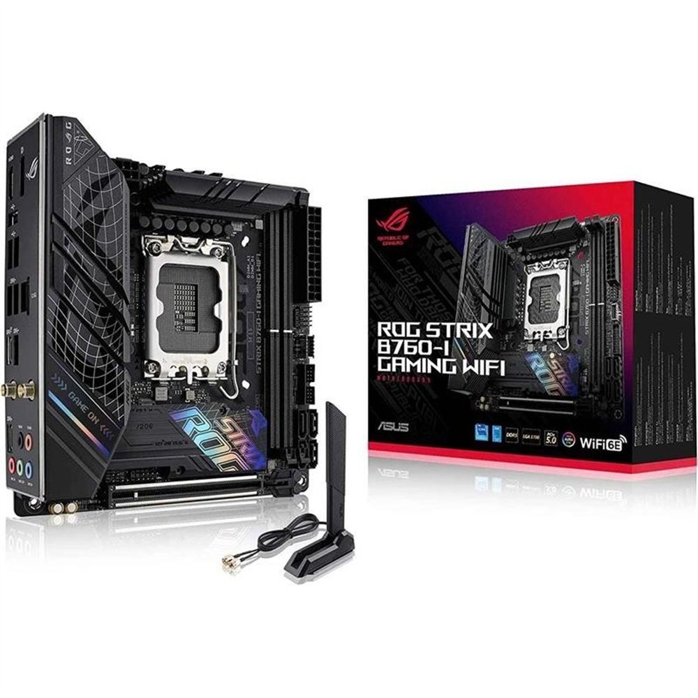 Placa Base Asus Rog Strix B760-i Wifi Mini Itx 2xddr5 Hdmi Dp