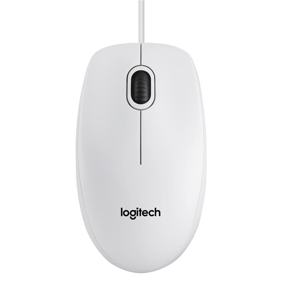 Raton Logitech B100 Usb White