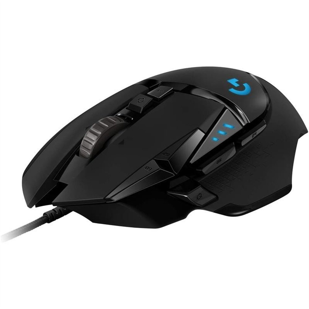 Raton Logitech G502 Hero Optico Usb Gaming Black