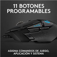 Raton Logitech G502 Hero Optico Usb Gaming Black