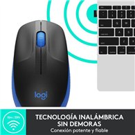 Raton Logitech M190 Wireless Blue