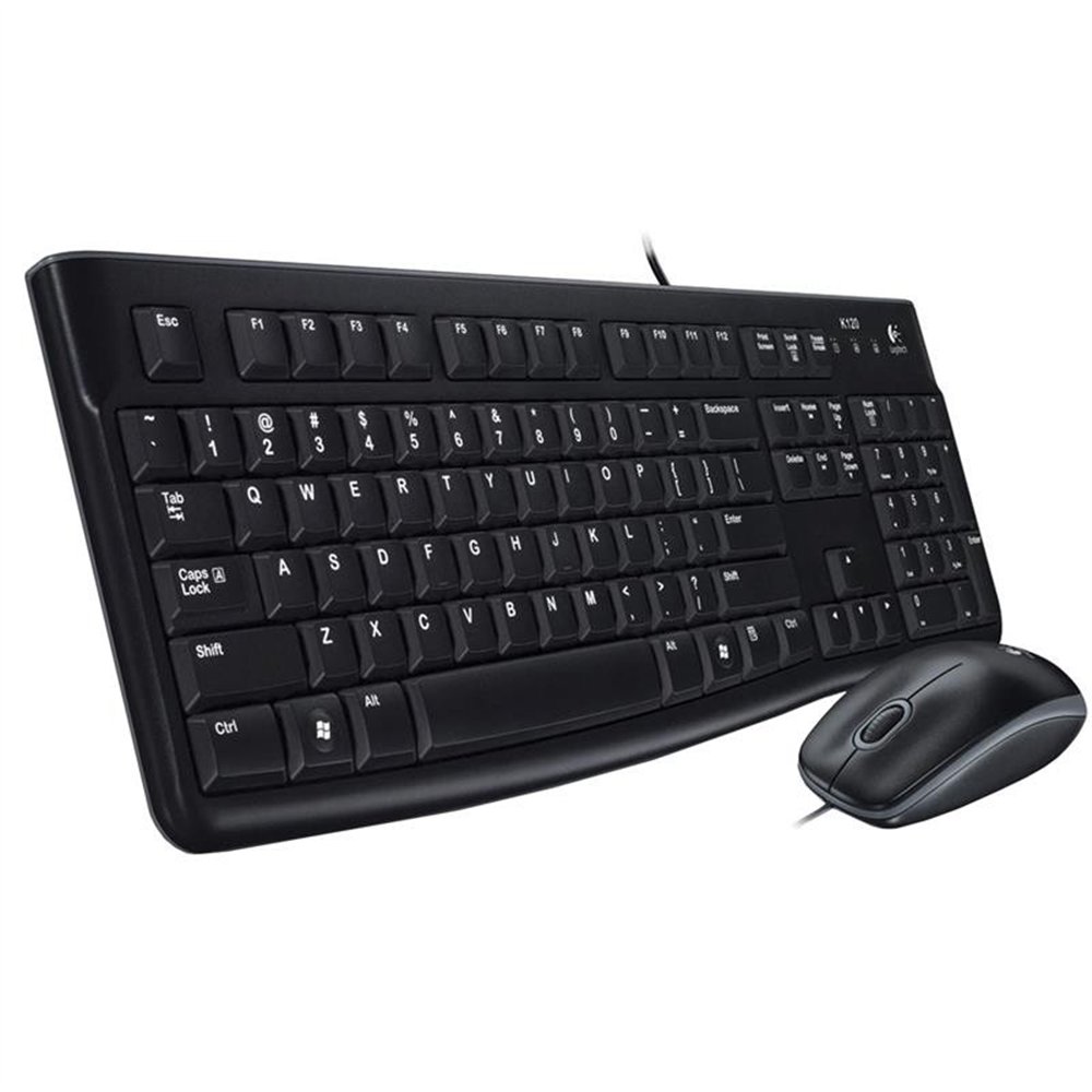 Teclado Raton Logitech Mk120 Usb Black