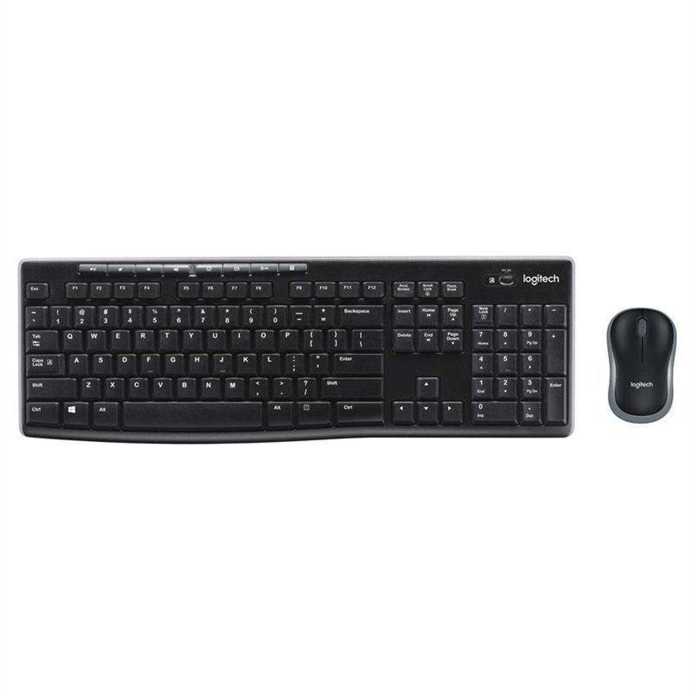 Teclado Raton Logitech Mk270 Wireless Black