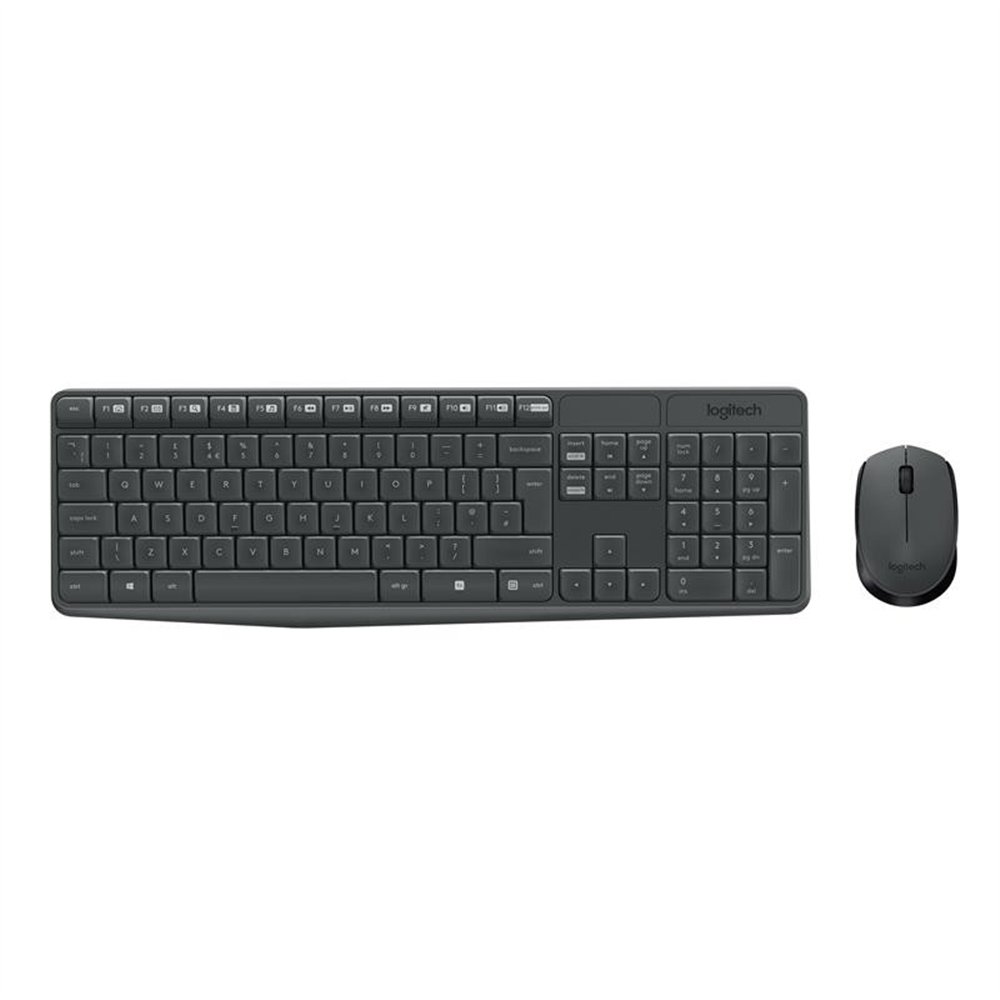 Teclado Raton Logitech Mk235 Wireless Black