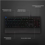 Teclado Gaming Logitech G213 Usb Rgb Black