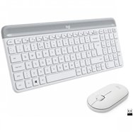 Teclado Raton Logitech Mk470 Slim Wireless Silent White