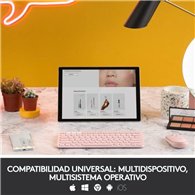 Teclado Logitech K380 Tkl Bluetooth Multi-device Rose