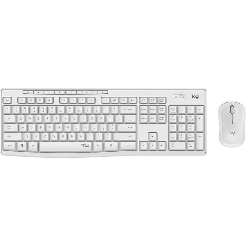 Teclado Raton Logitech Mk295 Wireless White