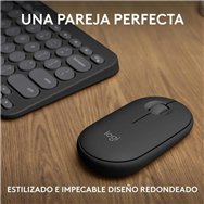 Teclado Raton Logitech Pebble 2 Wireless Black