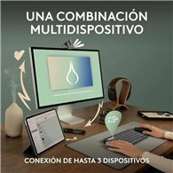 Teclado Raton Logitech Pebble 2 Wireless Black