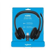 Auriculares Microfono Logitech H390 Black