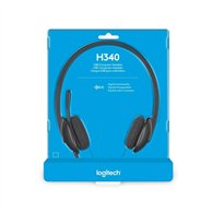 Auriculares Microfono Logitech H340 Usb Black