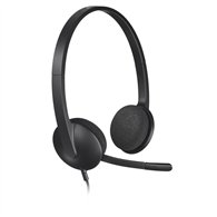 Auriculares Microfono Logitech H340 Usb Black