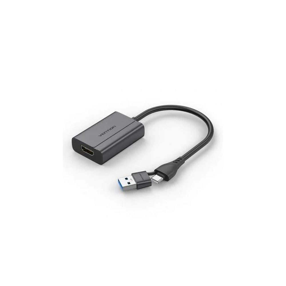 Conversor Vention Usb-cm Usb-am A Hdmih 015m Black