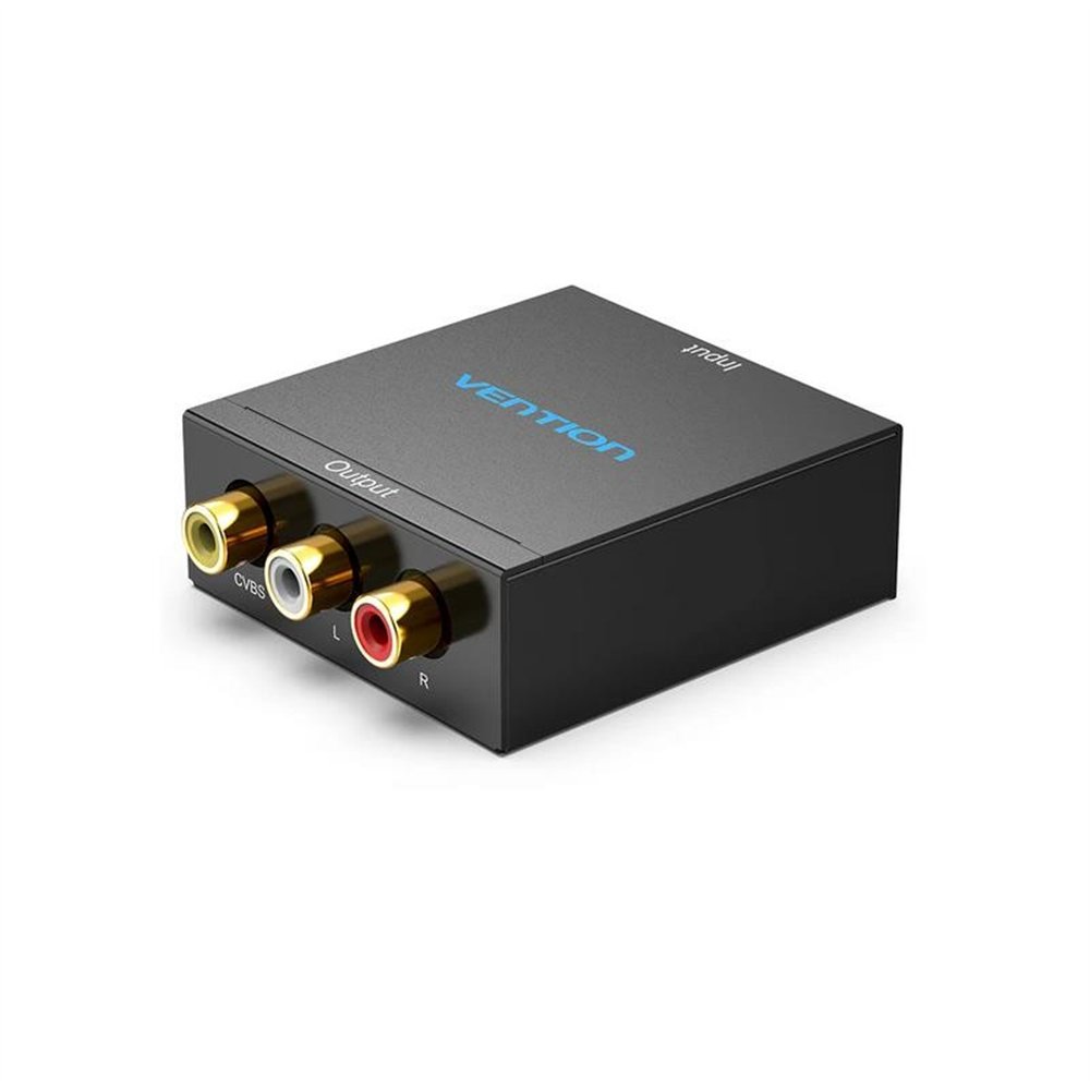 Conversor Vention Hdmi/h - Rca/h Miniusb/h Black