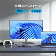 Switchsplitter Vention Hdmih - X2 Hdmih Bidireccional