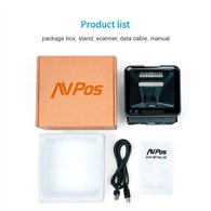 Lector Avpos Codigos 1d 2d Qr Bp760 Omnidireccional Sobremesa Usb