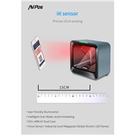 Lector Avpos Codigos 1d 2d Qr Bp760 Omnidireccional Sobremesa Usb