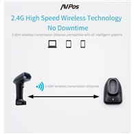 Lector Avpos Codigos 1d 2d Qr Bt230 Wireless 2.4 Bluetooth Usb