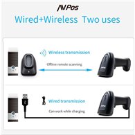 Lector Avpos Codigos 1d 2d Qr Bt230 Wireless 2.4 Bluetooth Usb