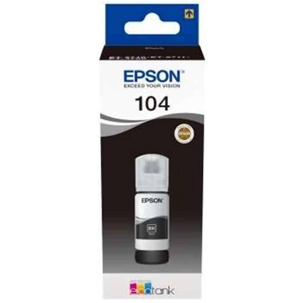 Tinta Epson Bote 104 Black Ecotank Bottle C13t00p140