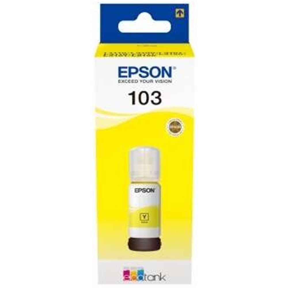 Tinta Epson Bote 103 Yellow Ecotank Bottle C13t00s44a L31xx