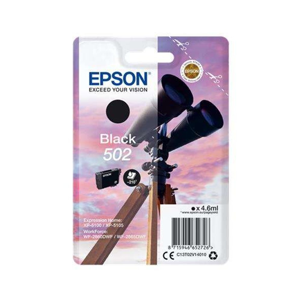Tinta Epson C13t02v14010 T02v1 Black 502