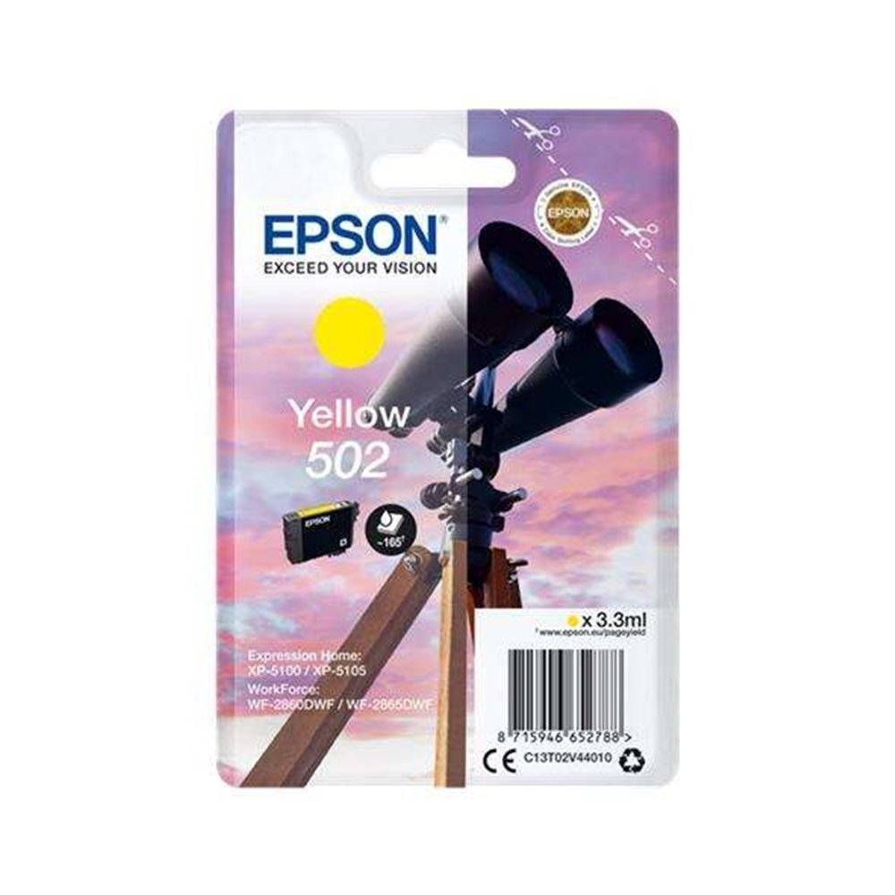 Tinta Epson C13t02v44010 T02v4 Yellow 502