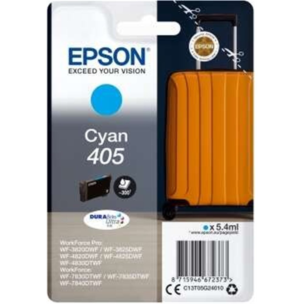 Tinta Epson C13t05g24010 T05g2 Cyan 405