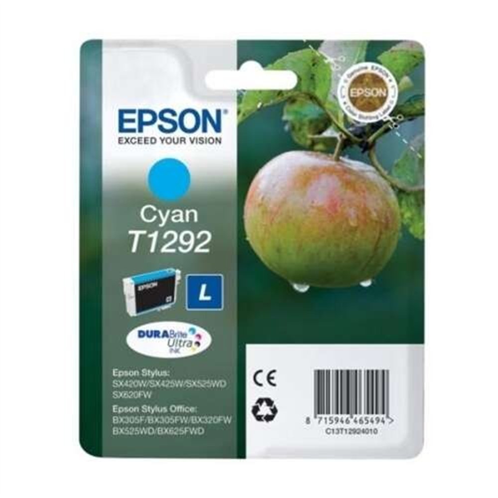 Tinta Epson C13t12924012 Cyan T1292