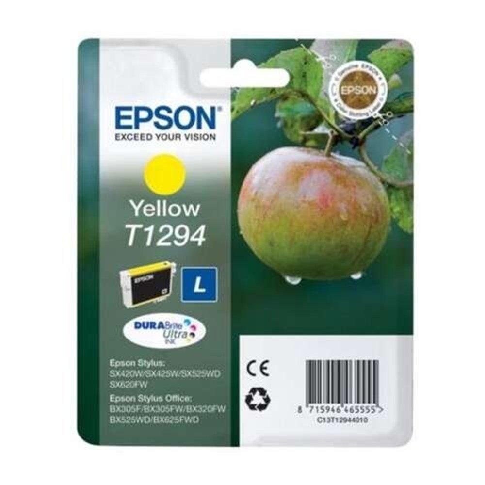 Tinta Epson C13t12944012 Yellow T1294