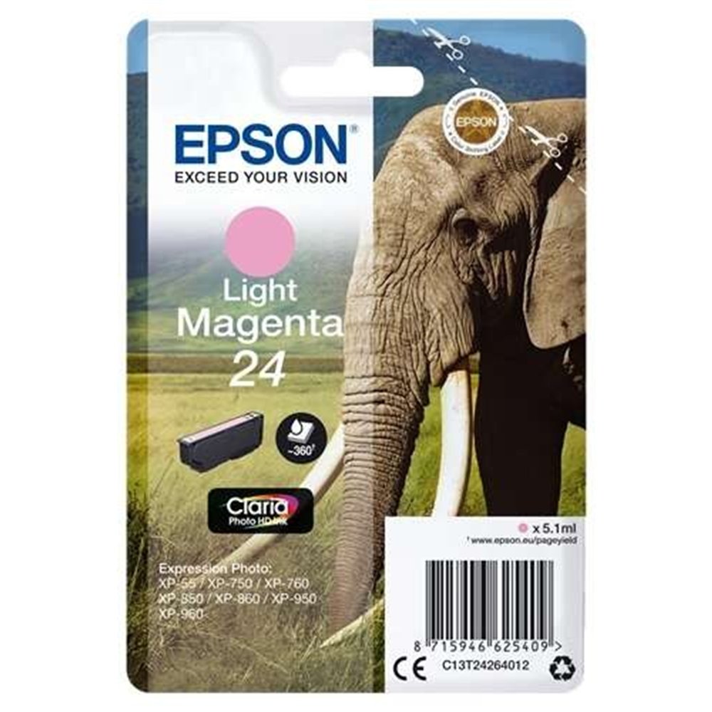 Tinta Epson C13t24264012 Magenta Light T24