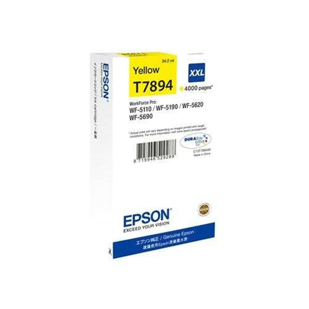 Tinta Epson C13t789440 Xxl Yellow T789440 Xxl