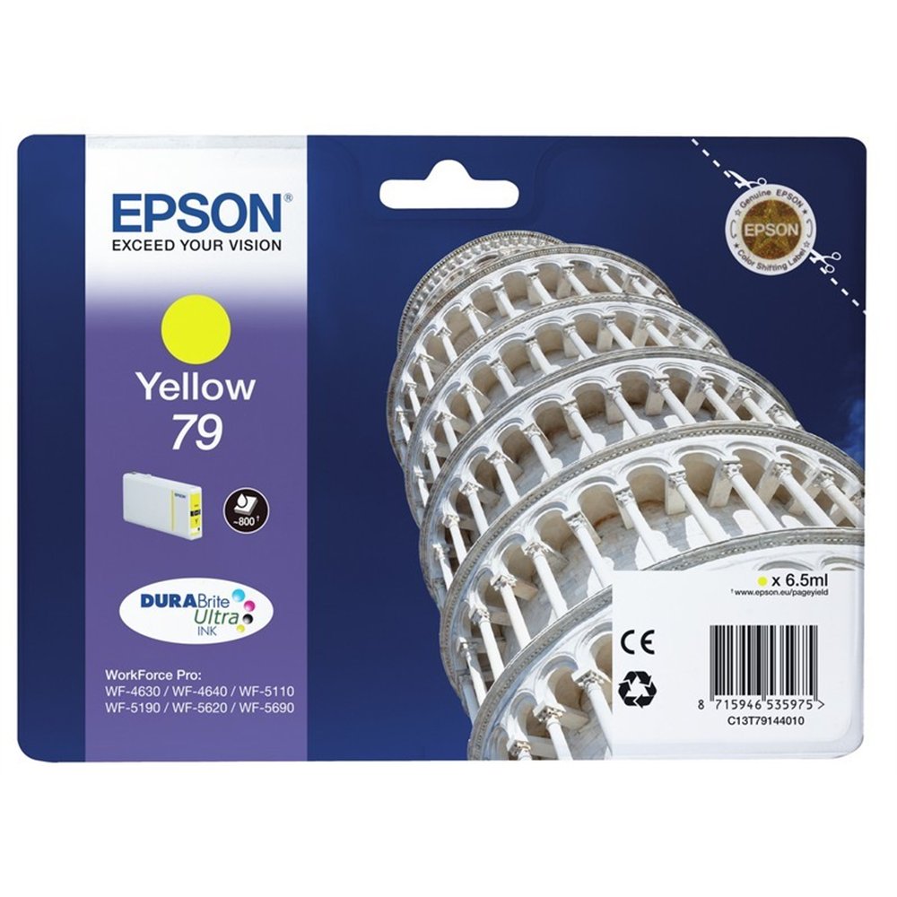 Tinta Epson C13t79144010 T7914 Yellow 79