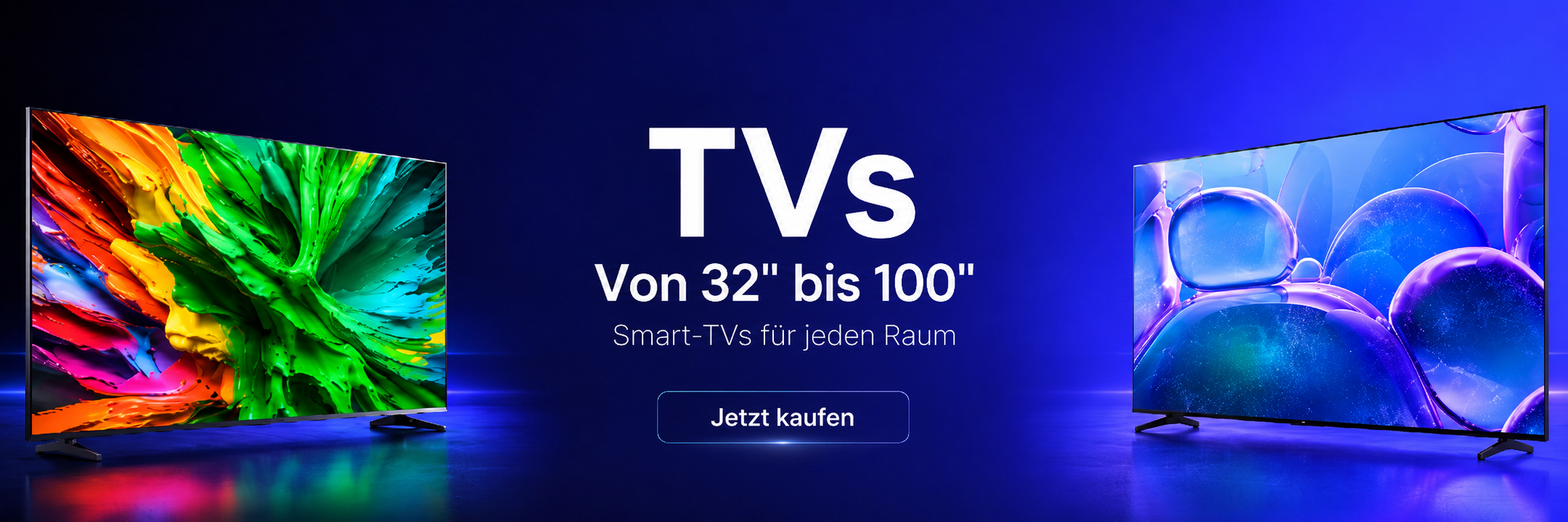 Fernseher von 32 bis 100 Zoll