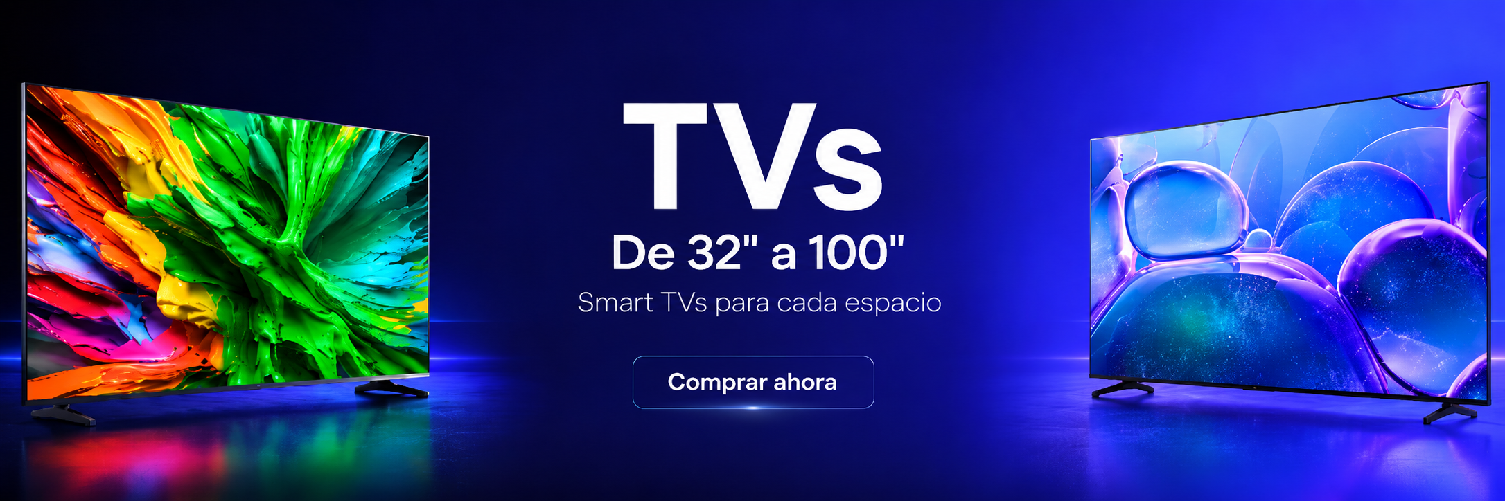 TVs de 32 a 100 pulgadas